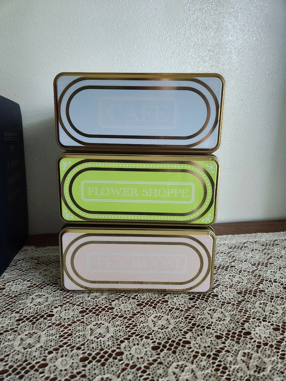 Target Spring Storefront Tin Canisters - Set Of 3